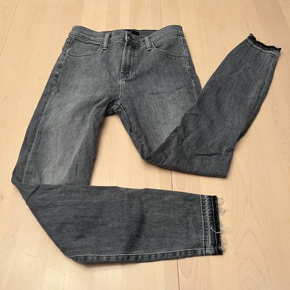 J Brand Alana High Rise Crop Earl Grey Jeans Size 26 - Picture 1 of 9